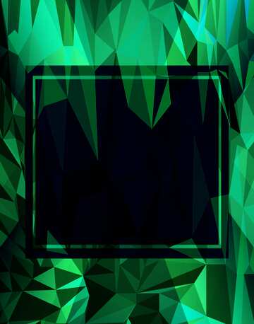 FX №201250 Knight`s Castle Polygon abstract geometrical background with triangles template frame