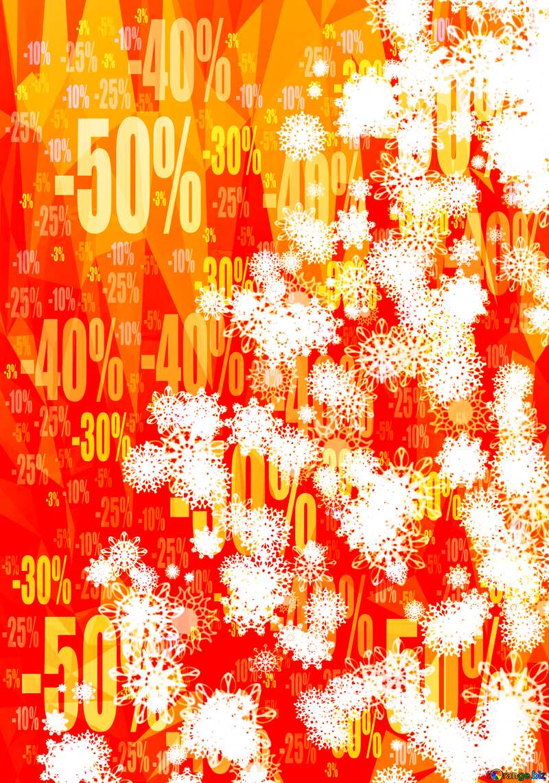 Clipart Christmas design discount Store Polygon abstract geometrical background with triangles №40736