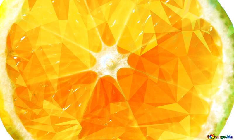 lemon Polygon abstract geometrical background with triangles №40743