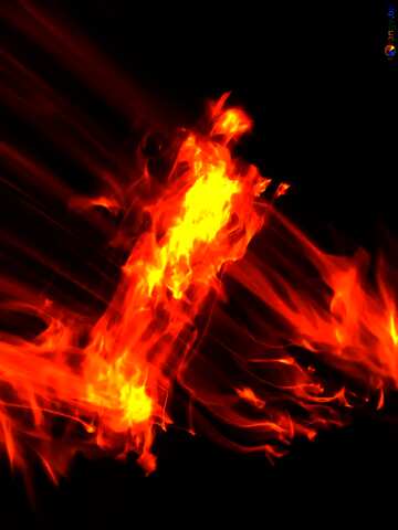 FX №202230 Background. Game  flame.