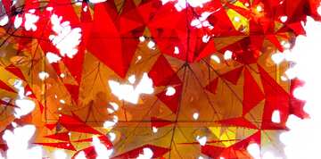 FX №202964 Autumn Polygonal abstract geometrical background with triangles