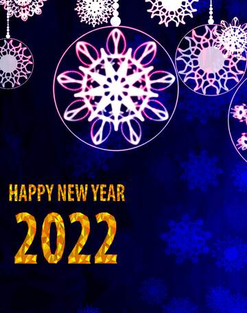 FX №203186 happy new year 2022 Clipart Polygonal abstract geometrical background with triangles Christmas
