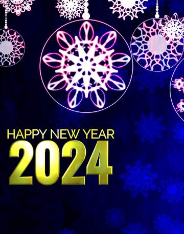 FX №203186 happy new year 2024 Clipart Polygonal abstract geometrical background with triangles Christmas