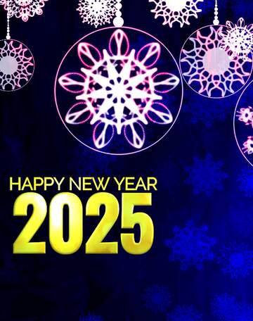 FX №203186 happy new year 2025 Clipart Polygonal abstract geometrical background with triangles Christmas