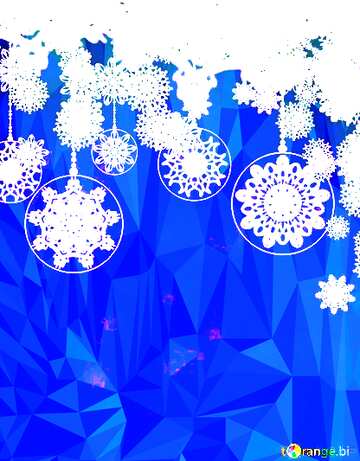 FX №203181 Clipart Christmas Polygonal abstract geometrical background with triangles