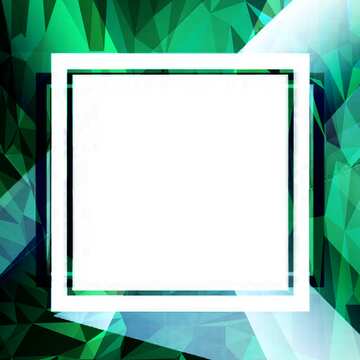 FX №203782 Colorful frame Template Polygonal abstract geometrical background with triangles