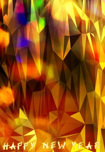 FX №203984 Happy new year Polygonal abstract geometrical background with triangles