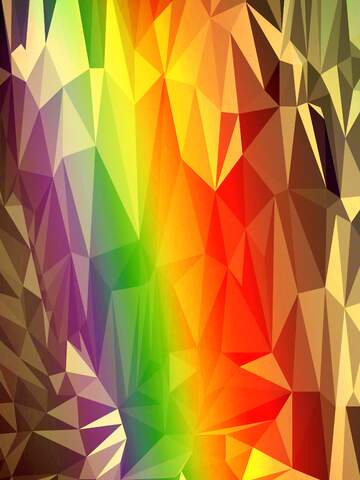 FX №203179 rainbow in sky Polygonal abstract geometrical background with triangles