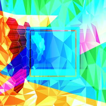 FX №203775 technology Template concept Polygonal abstract geometrical background with triangles