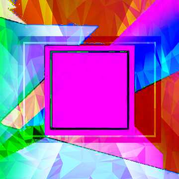 FX №203793 Colorful template frame Polygonal abstract geometrical background with triangles