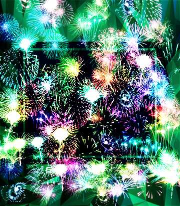 FX №203324 fireworks Template Polygonal abstract geometrical background with triangles