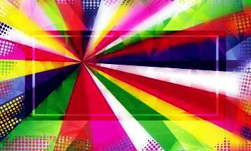 FX №203718 Colors rays Template Banner Design Polygonal abstract geometrical background with triangles