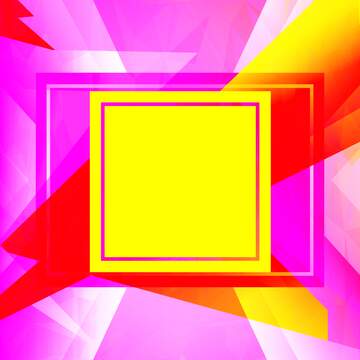 FX №203787 Colorful template frame Future Polygonal abstract geometrical background with triangles