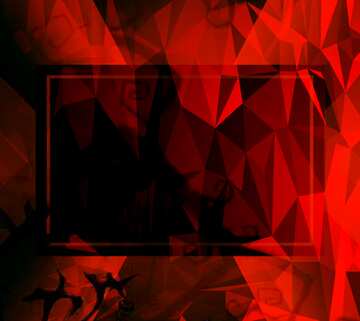 FX №203356 Halloween Polygonal abstract geometrical background with triangles