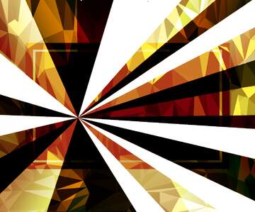 FX №203712 Colors rays Polygonal abstract geometrical background with triangles Retro Style Template