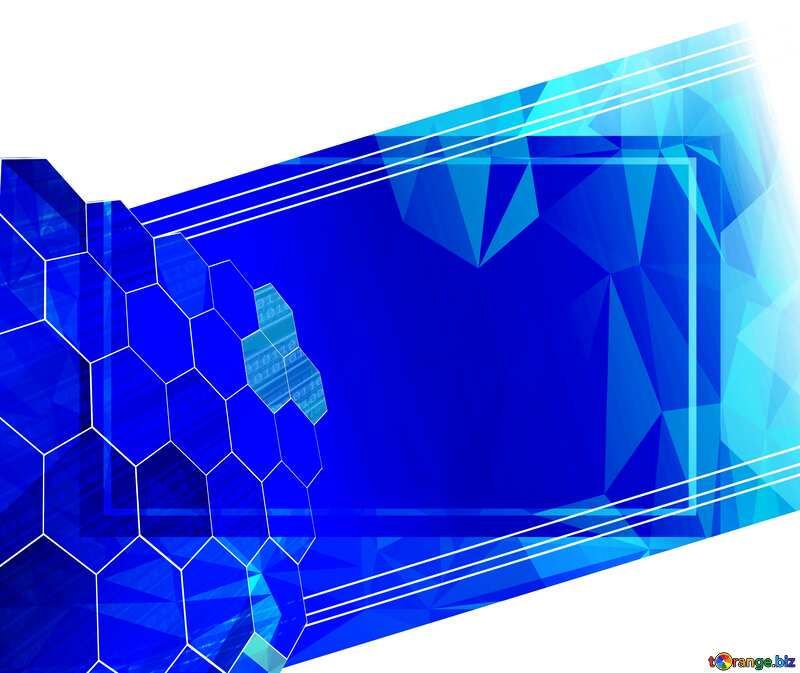 it business information technology concept background Polygonal abstract geometrical background with triangles №49674