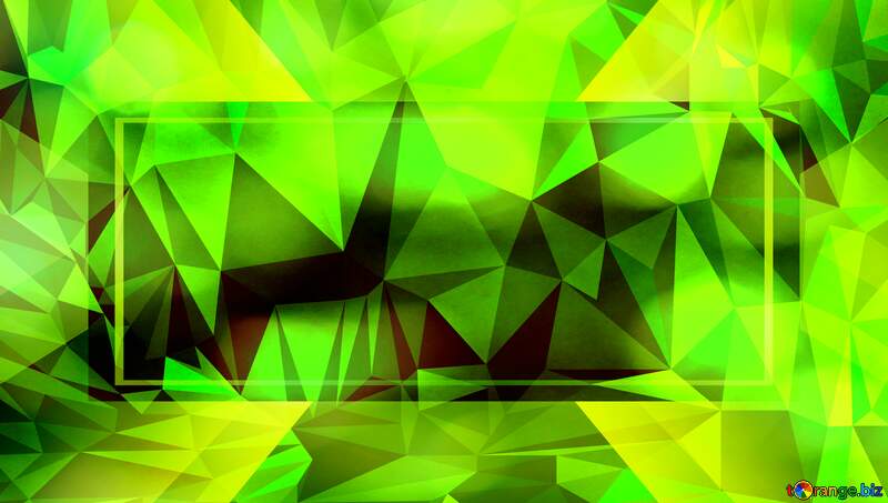 Golden Polygonal abstract geometrical background with triangles №37824