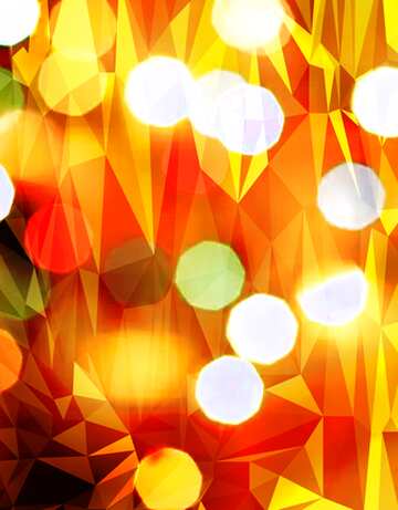 FX №204187 Christmas Bokeh Polygonal abstract geometrical background with triangles