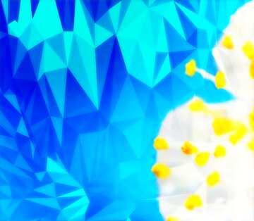 FX №204255 Spring flower Polygonal abstract geometrical background with triangles