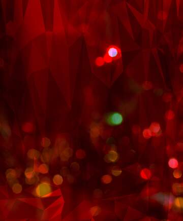 FX №204027 Christmas red Polygonal abstract geometrical background with triangles