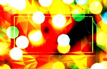FX №204189 Christmas Template Polygonal abstract geometrical background with triangles