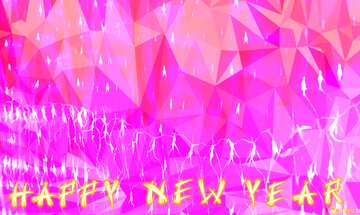 FX №204675 lights electric garland Happy New Year Polygonal abstract geometrical background with triangles