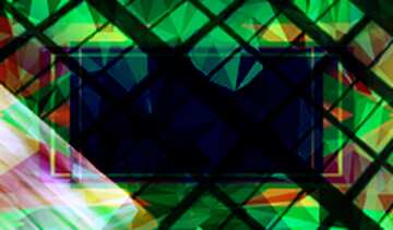 FX №204975 Geometric square pattern frame Polygonal abstract geometrical background with triangles