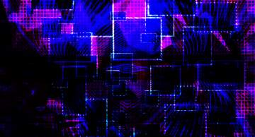 FX №204744 Technology squares Lights lines curves Polygonal abstract geometrical background with triangles
