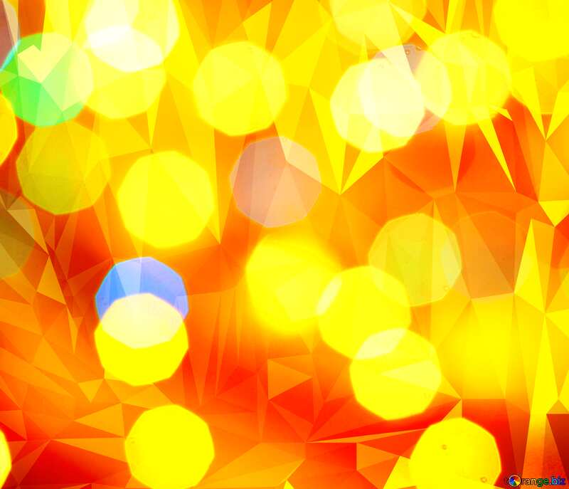 bright lights Blurred Polygonal abstract geometrical background with triangles №24618