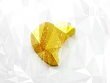 FX №205809 Broken heart Polygonal abstract geometrical background with triangles