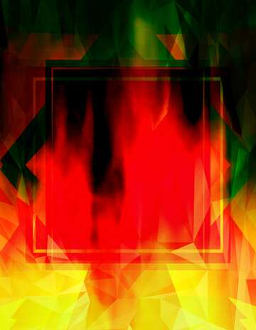 FX №205183 Fire responsive banner Polygonal abstract geometrical background with triangles