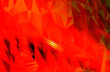 FX №205034 futuristic shape. Red Polygonal abstract geometrical background with triangles