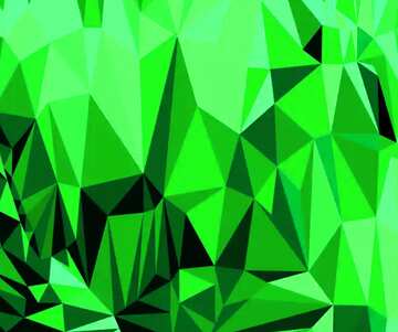 Polygon background with triangles Green
