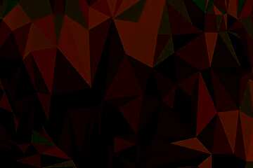 FX №205932 Candle in the form of heart Polygonal abstract geometrical background with triangles