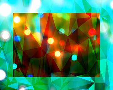 FX №205721 Lights in the background  fuzzy border polygon triangles