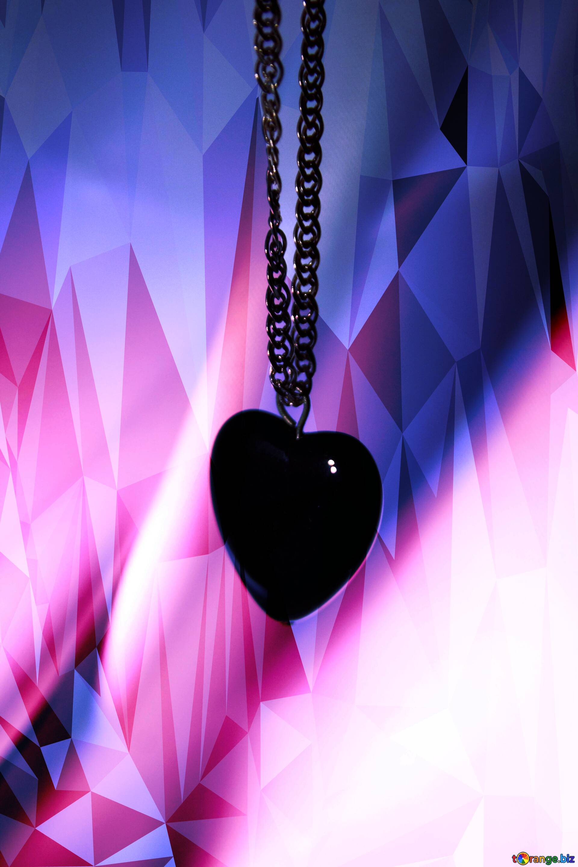 blue and purple hearts wallpaper