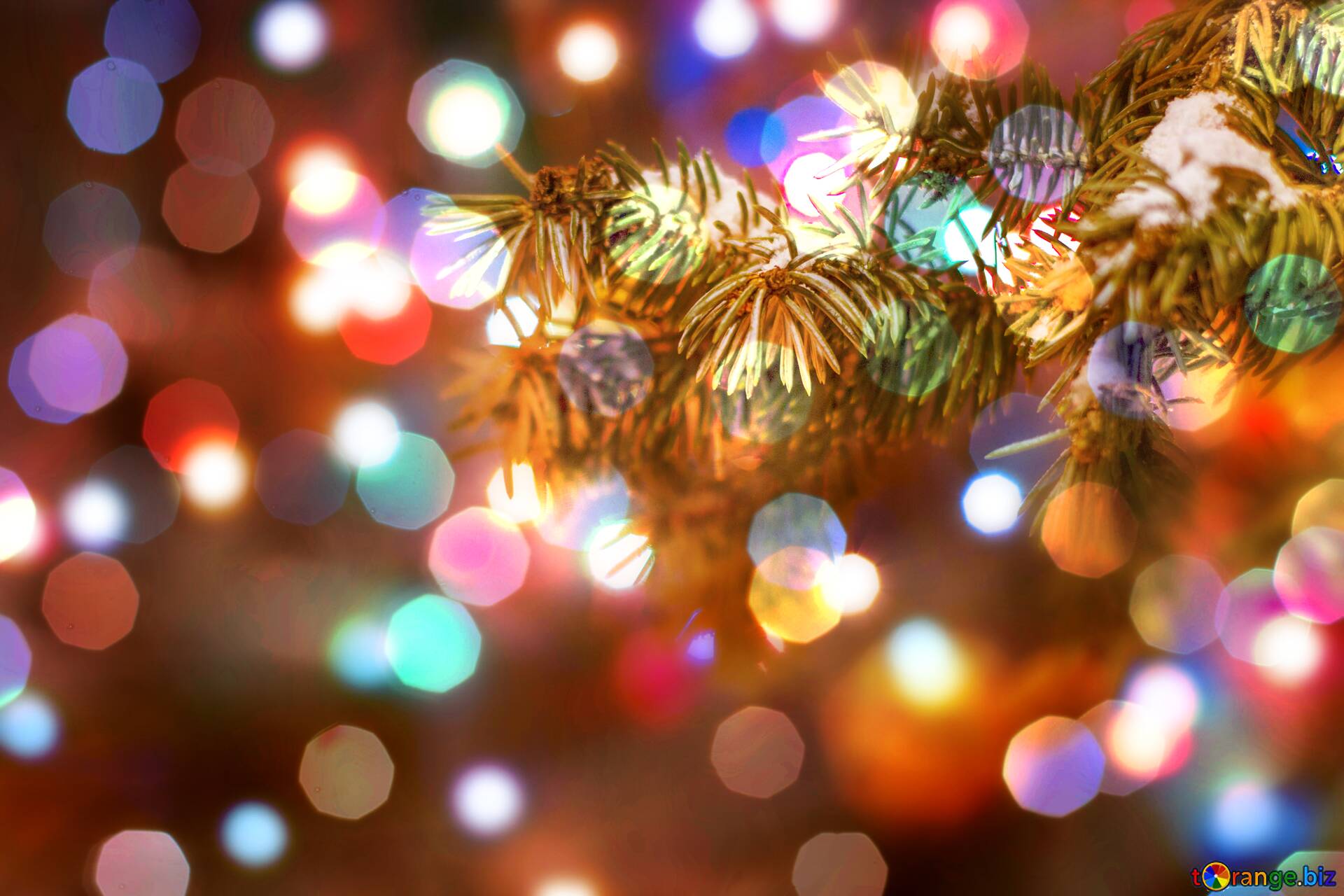 Christmas bokeh background Download free picture №206678