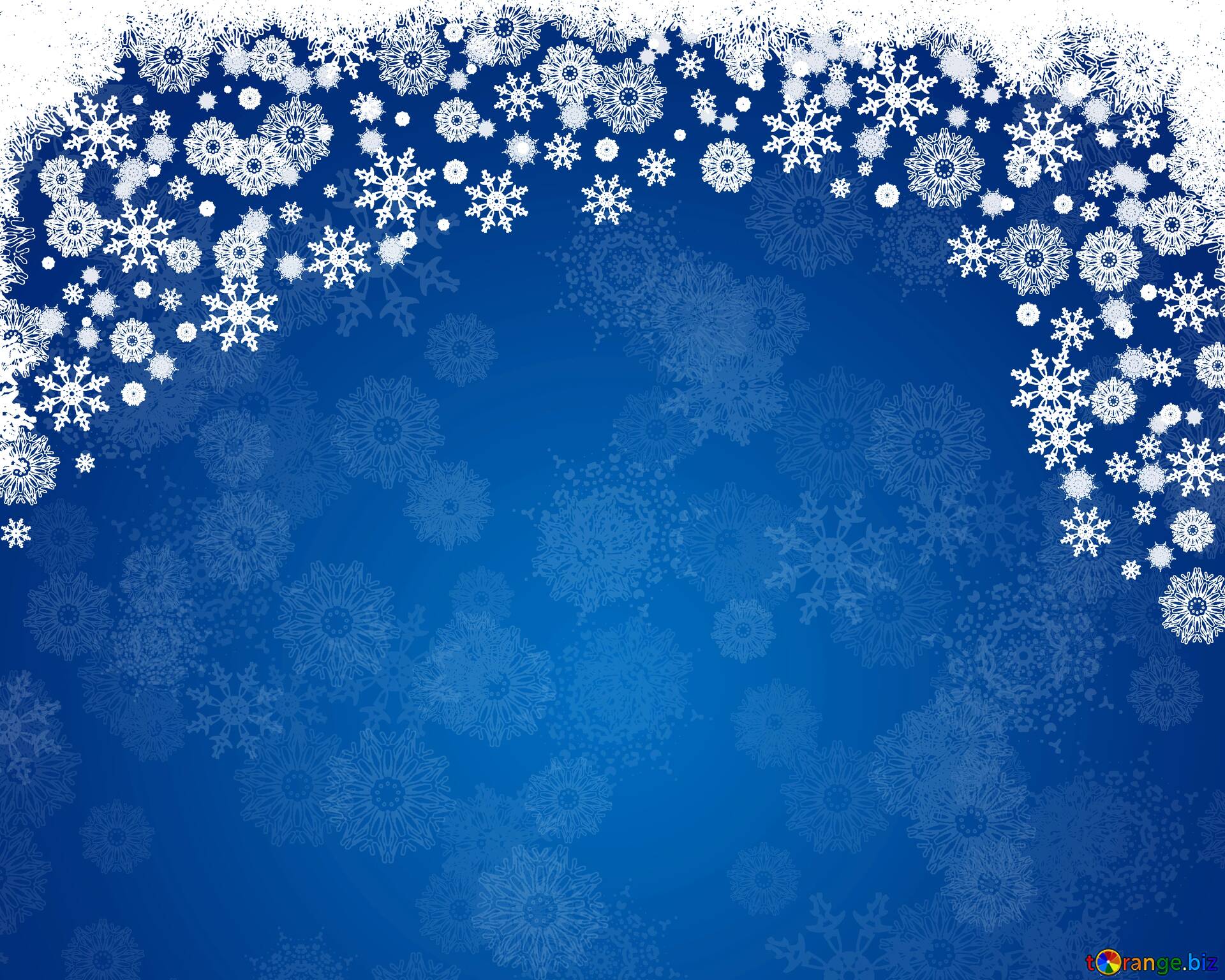 Download free picture Blue Christmas background snowflakes top frame border  on CC-BY License ~ Free Image Stock  ~ fx №206769