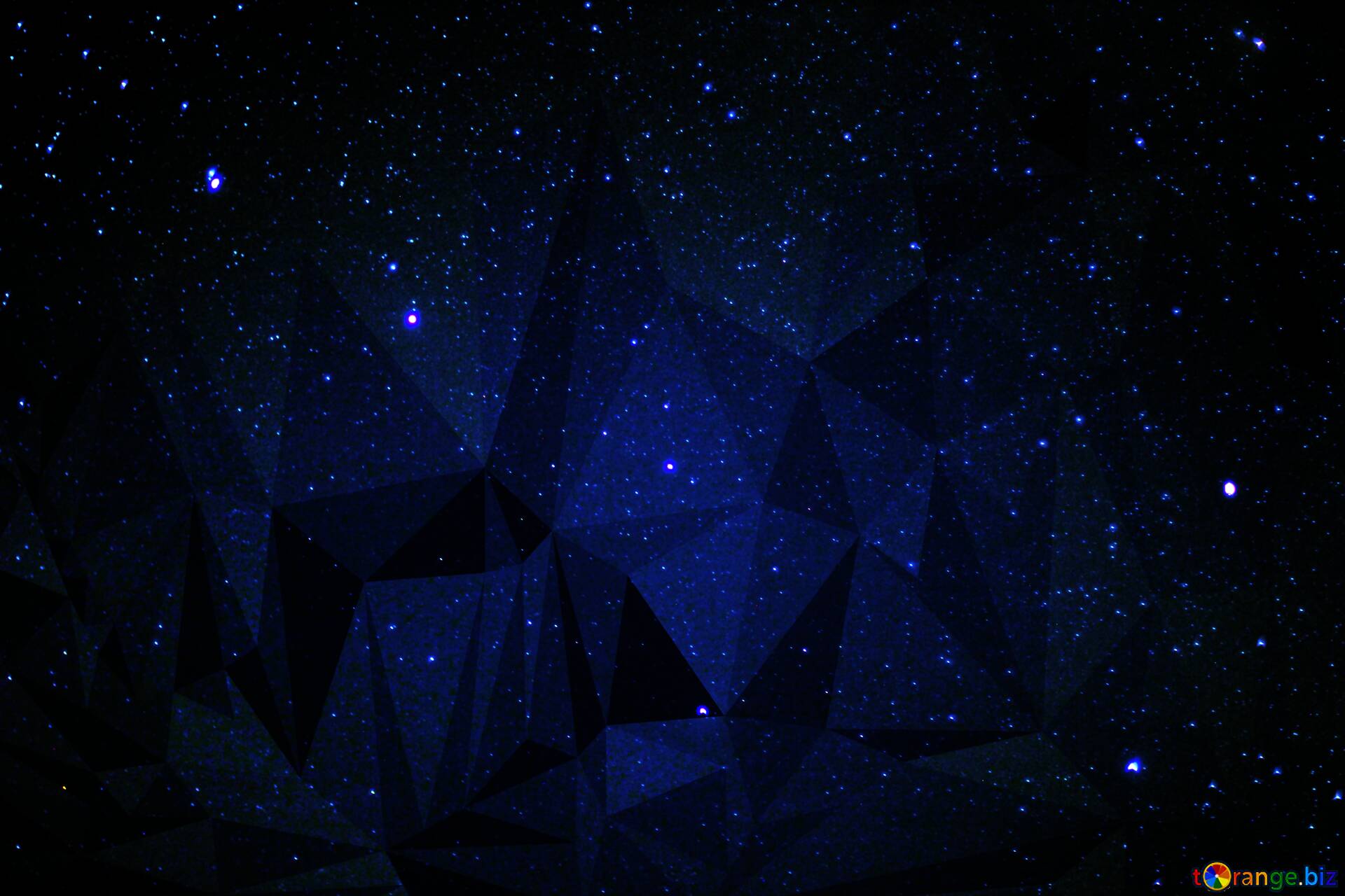 dark blue sky background with stars