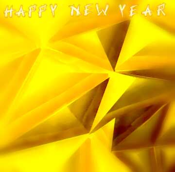 FX №206565 Polygon gold background happy new year