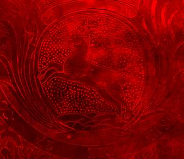 FX №206961 Texture red metal stamping