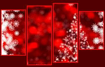 FX №206673 Beautiful background Christmas and new year modular red  picture