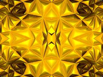 FX №206568 Polygon gold background pattern