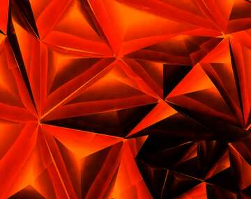 Polygonal  red metal texture