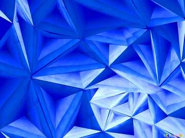 FX №206570 Polygon blue  background