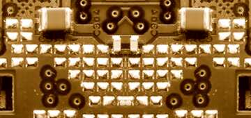 FX №206870 board electronic chip sepia pattern
