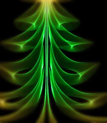 FX №206904 Christmas tree blur frame