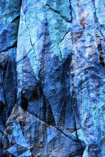 FX №206764 The texture of the rock polygonal blue background