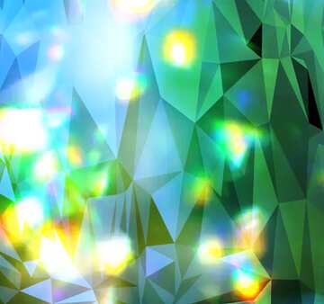 FX №206937 Color blurred background blue green  triangles polygonal