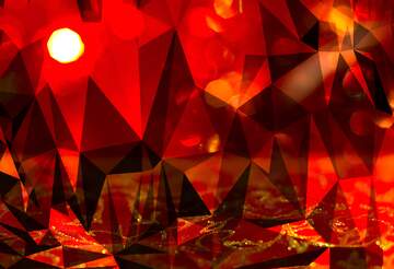 FX №206969 Christmas background polygonal red